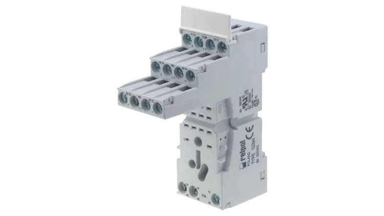 GZM4 Podstawka PIN: 14 6A 300VAC na panel,na szynę DIN -40...70C
