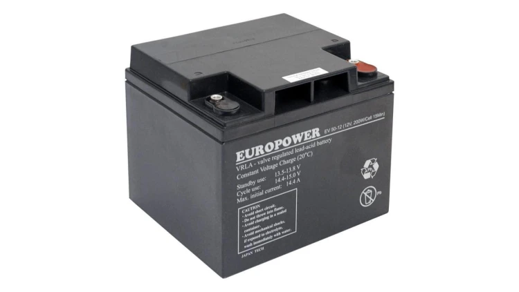 EUROPOWER Akumulator 12V EV 50Ah żywotność: 6-9 lat (o zwiększonej pojemności)