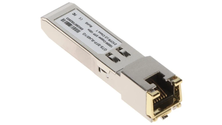 MODUŁ SFP Z GNIAZDEM RJ-45 GTS-SFP-RJ45/1G