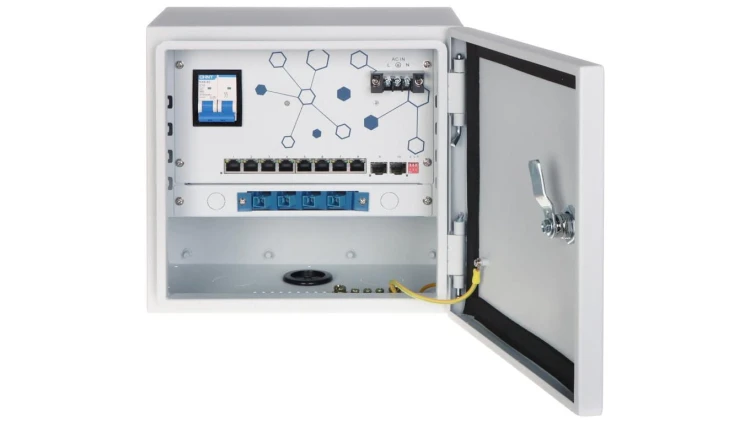 ZEWNĘTRZNY PUNKT DYSTRYBUCJI KAMER EXPERT-POE/OTD-8G2GSFP 8 PoE + 2 x SFP