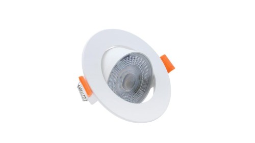 Oczko podtynkowe Plus z ruchomym LED CCT białe do jadalni LP-1506/1RS WH Light Prestige