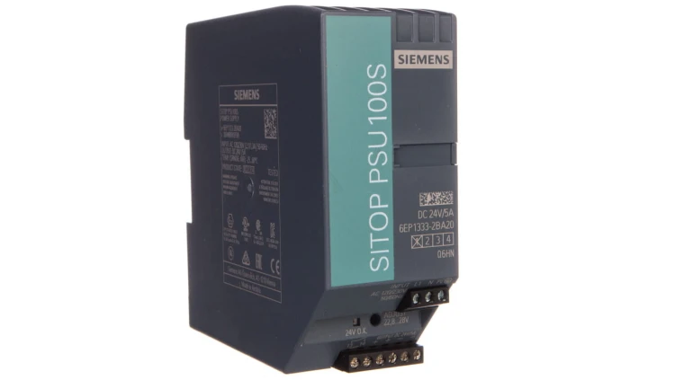 Zasilacz impulsowy stabilizowany SITOP PSU100S Ex wej. 120/230V AC wyj. 24V DC 5A 6EP1333-2BA20