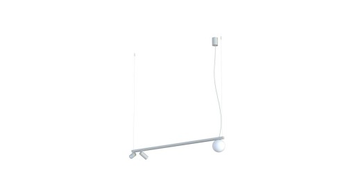 Lampa wisząca FOURTY 3xGU10 R35, G9 Silk gray 11450 Nowodvorski