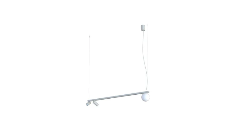 Lampa wisząca FOURTY 3xGU10 R35, G9 Silk gray 11450 Nowodvorski
