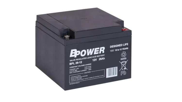 BPower Akumulator 12V BPL 26Ah żywotność: 10-12 lat