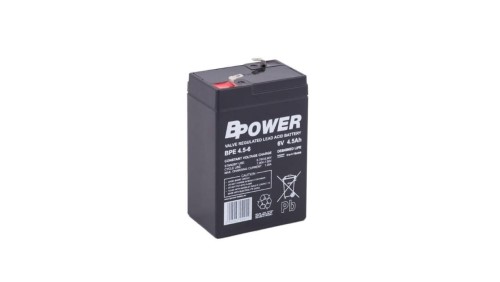 Bpower Akumulator 6V BPE 4,5Ah żywotność 6-9 lat terminal T1