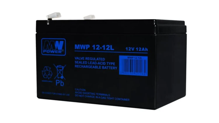 MW Power Akumulator 12V MWP 12Ah żywotność: ponad 12 lat terminal T2