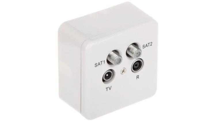 GNIAZDO KOŃCOWE GAR-SAT/2F-SIG R-TV SAT