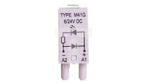 M41G Moduł zabezpieczający podstawka Sygnalizacja: LED 6VDC,24VDC