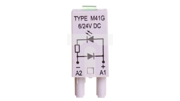 M41G Moduł zabezpieczający podstawka Sygnalizacja: LED 6VDC,24VDC