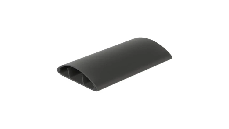 Listwa maskująca przewody TV maskownica uniwersalna napodłogowa naścienna 74x20mm ciemnoszara 2m KOPOS / 2 m /