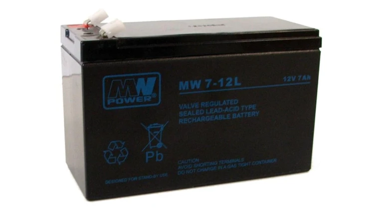 MW Power Akumulator 12V MW 7Ah żywotność: 6-9 lat terminal T2
