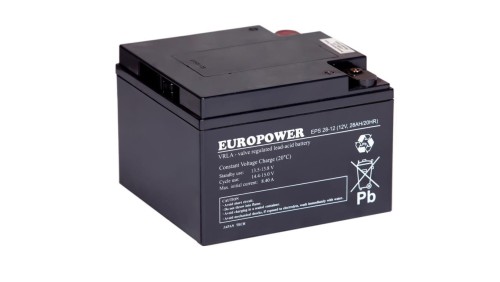 EUROPOWER Akumulator 12V EPS 28Ah żywotność: 10-12 lat