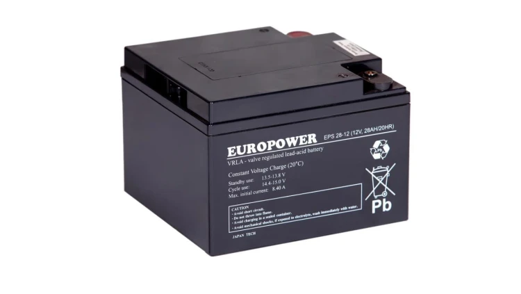 EUROPOWER Akumulator 12V EPS 28Ah żywotność: 10-12 lat