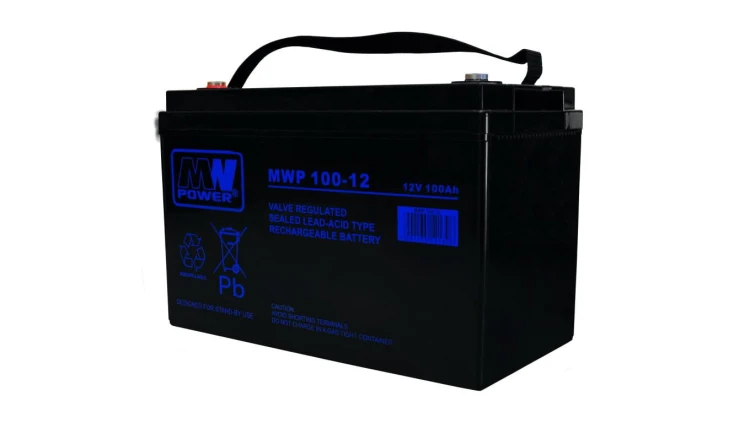 MW Power Akumulator 12V MWP 100Ah żywotność: ponad 12 lat śruba M6