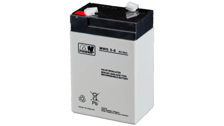 MW Power Akumulator 6V MWS 5Ah żywotność: 3-5 lat