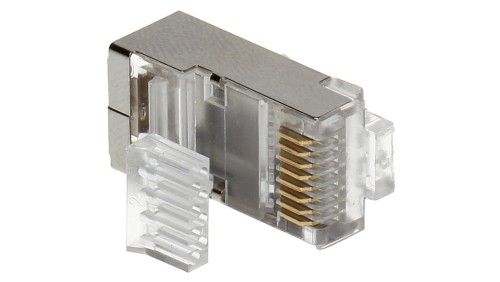 WTYK MODULARNY EKRANOWANY RJ45/6-EKRAN*P10
