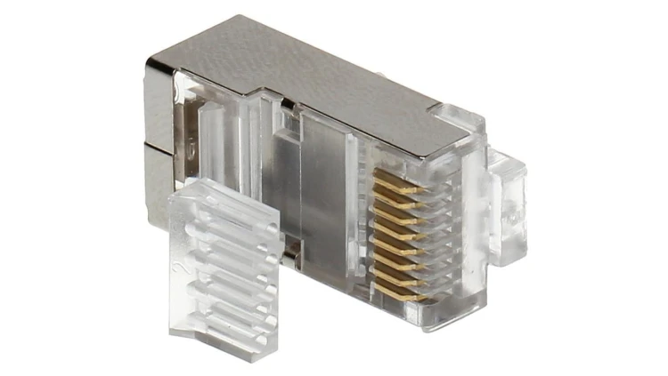 WTYK MODULARNY EKRANOWANY RJ45/6-EKRAN*P10