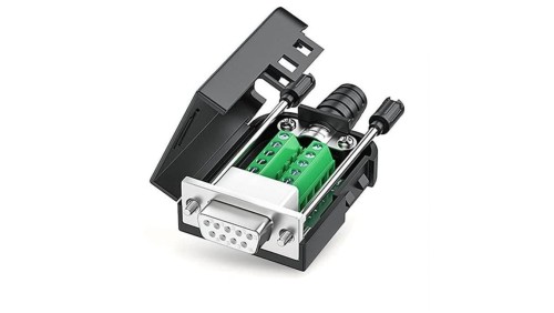 Adapter DB9 żeński ze śrubą do zacisku śrubowego 9 pin