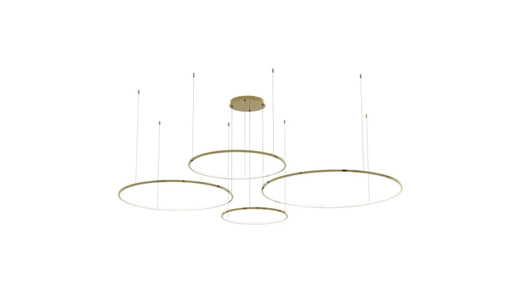 Lampa wisząca Saturno Gold 120W LED ML0849 Milagro
