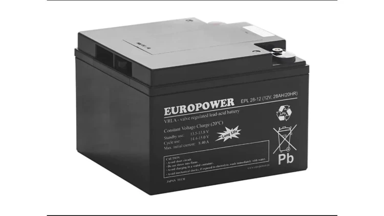 EUROPOWER Akumulator 12V EPL 28Ah żywotność: ponad 12 lat