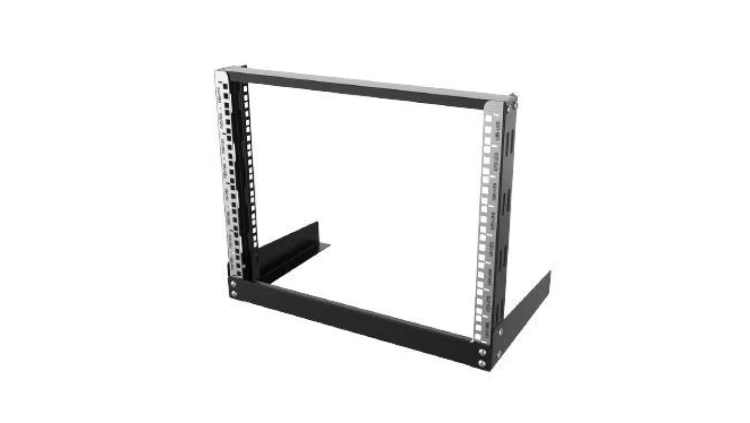 MIRSAN Stojak montażowy 19 6U szerokość 516mm głębokość 300mm czarny