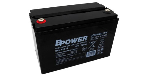 BPower Akumulator 12V BCL 120Ah żywotność: 10-12 lat