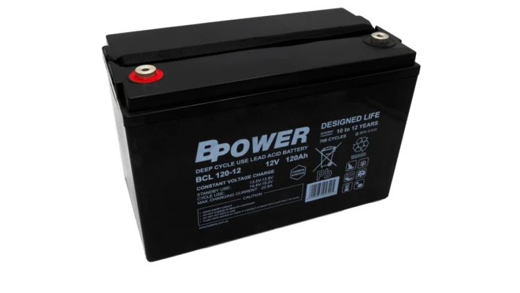 BPower Akumulator 12V BCL 120Ah żywotność: 10-12 lat