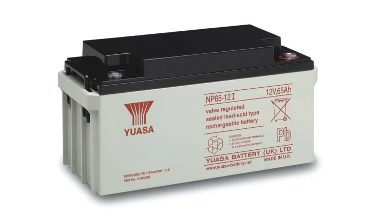 AKUMULATOR AGM YUASA NP12V-65Ah o żywotności 3-5 lat