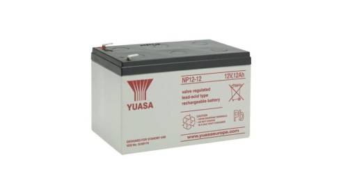AKUMULATOR AGM YUASA NP12V-12Ah o żywotności 3-5 lat