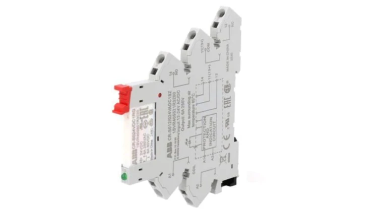 CR-S024VADC1CRGZ Przekaźnik interfejsowy, SPDT, Napięcie Cewki: 24VAC,24VDC, na szynę DIN