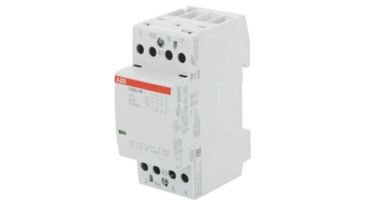 ESB25-31N-01 Stycznik 4-biegunowy instalacyjny, 25A, 24VAC,24VDC, NC + NO x3