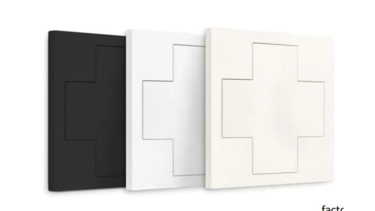 DALI-2 Switch Cross NFC NFC RAL9010 Sterowanie LUNATONE - 86459793-W-NFC