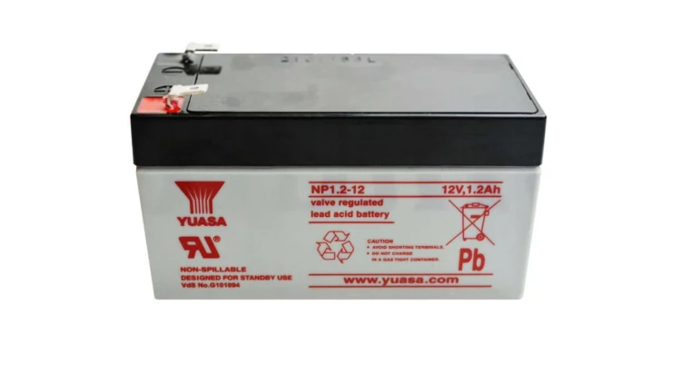 AKUMULATOR AGM YUASA NP12V-1,2Ah o żywotności 3-5 lat