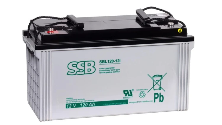 AKUMULATOR AGM SBL 12V-120Ah o żywotności 10-12 lat