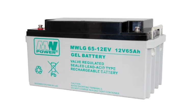 MW Power Akumulator 12V MWLG 65Ah żywotność: 12-15 lat