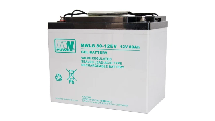 MW Power Akumulator 12V MWLG 80Ah żywotność: 12-15 lat