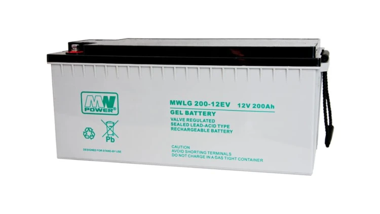 MW Power Akumulator 12V MWLG 200Ah żywotność: 12-15 lat