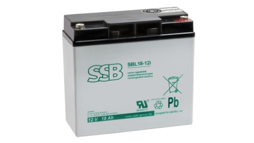 AKUMULATOR AGM SBL 12V 18Ah o żywotności 10-12 lat SBL18-12i