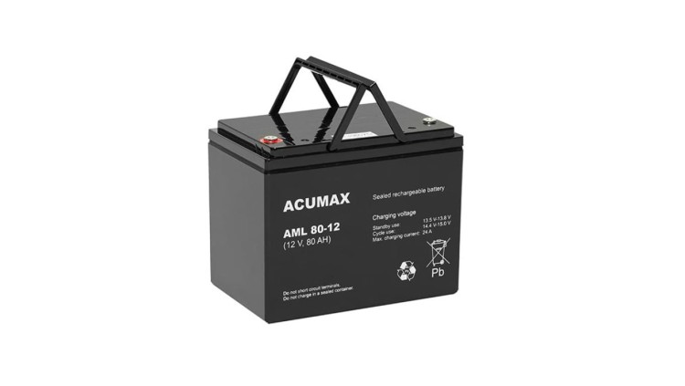 ACUMAX Akumulator 12V AML 80Ah żywotność: 10-12 lat