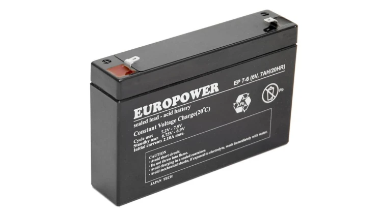 EUROPOWER Akumulator 6V EP 7Ah żywotność: 6-9 lat