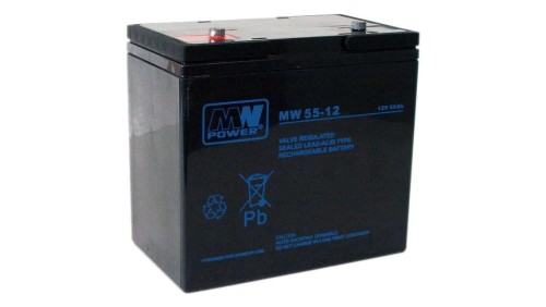 MW Power Akumulator 12V MW 55Ah żywotność: 6-9 lat