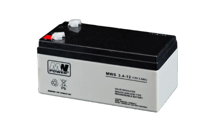 MW Power Akumulator 12V MWS 3,4Ah żywotność: 3-5 lat