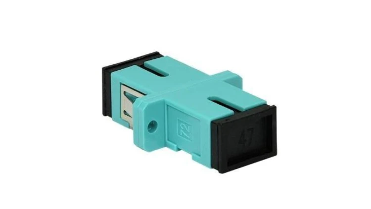 MIRSAN Adapter OM3 multimodowy SC simplex (turkusowy)