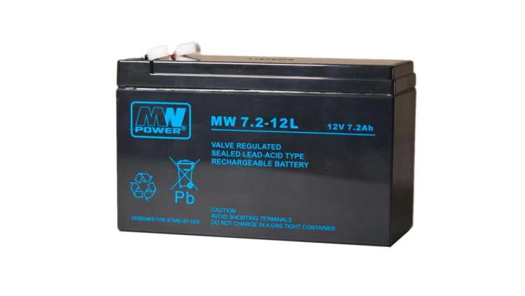 MW Power Akumulator 12V MW 7,2Ah żywotność: 6-9 lat terminal T1