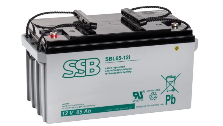 AKUMULATOR AGM SBL 12V-65Ah o żywotności 10-12 lat