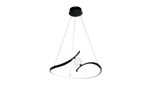 Lampa wisząca PERLA BLACK 34W LED ML1177 Milagro