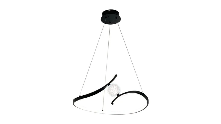 Lampa wisząca PERLA BLACK 34W LED ML1177 Milagro