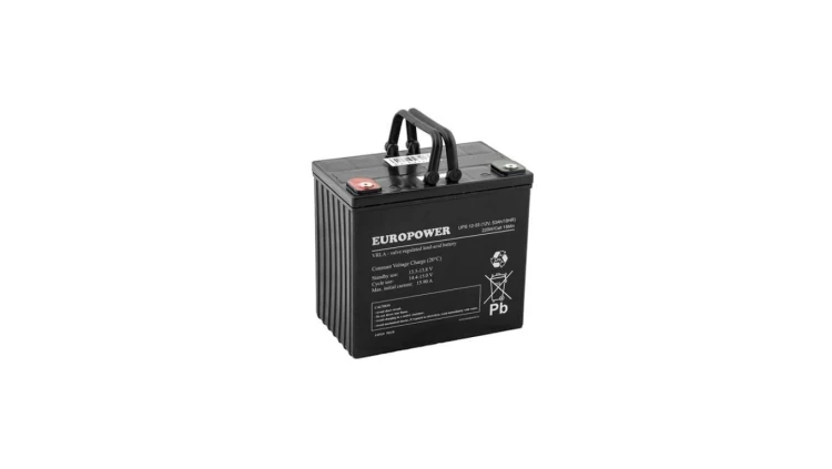 EUROPOWER Akumulator 12V UPS 55Ah żywotność: 10-12 lat