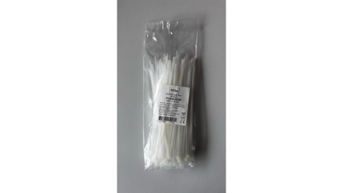Opaska kablowa 160x4,8 biała ITAline ITA048160W /100szt./